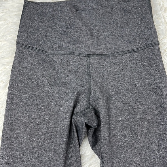 Lululemon Wunder Under Crop (High-Rise) *Luxtreme 21" Heathered Black - Picture 2 of 4